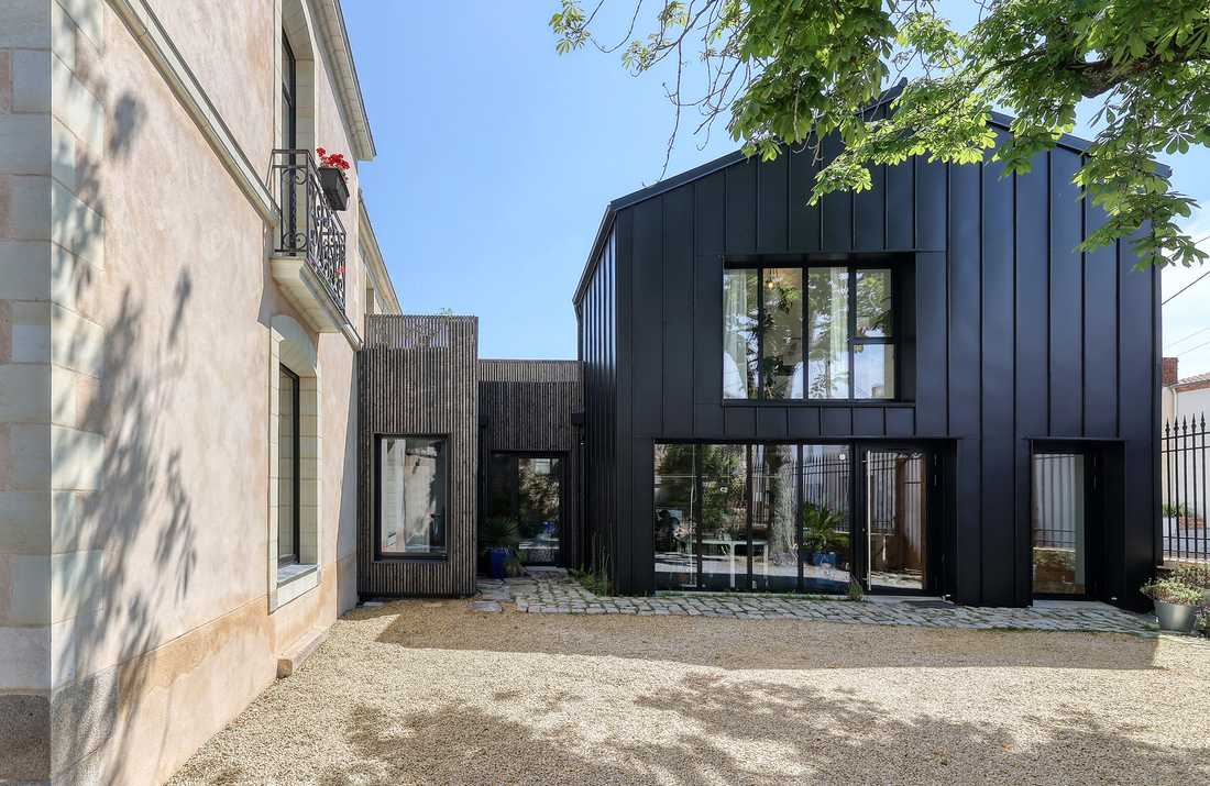 Extension d'une maison ancienne du 19e siècle par un architecte d'intérieur à Paris