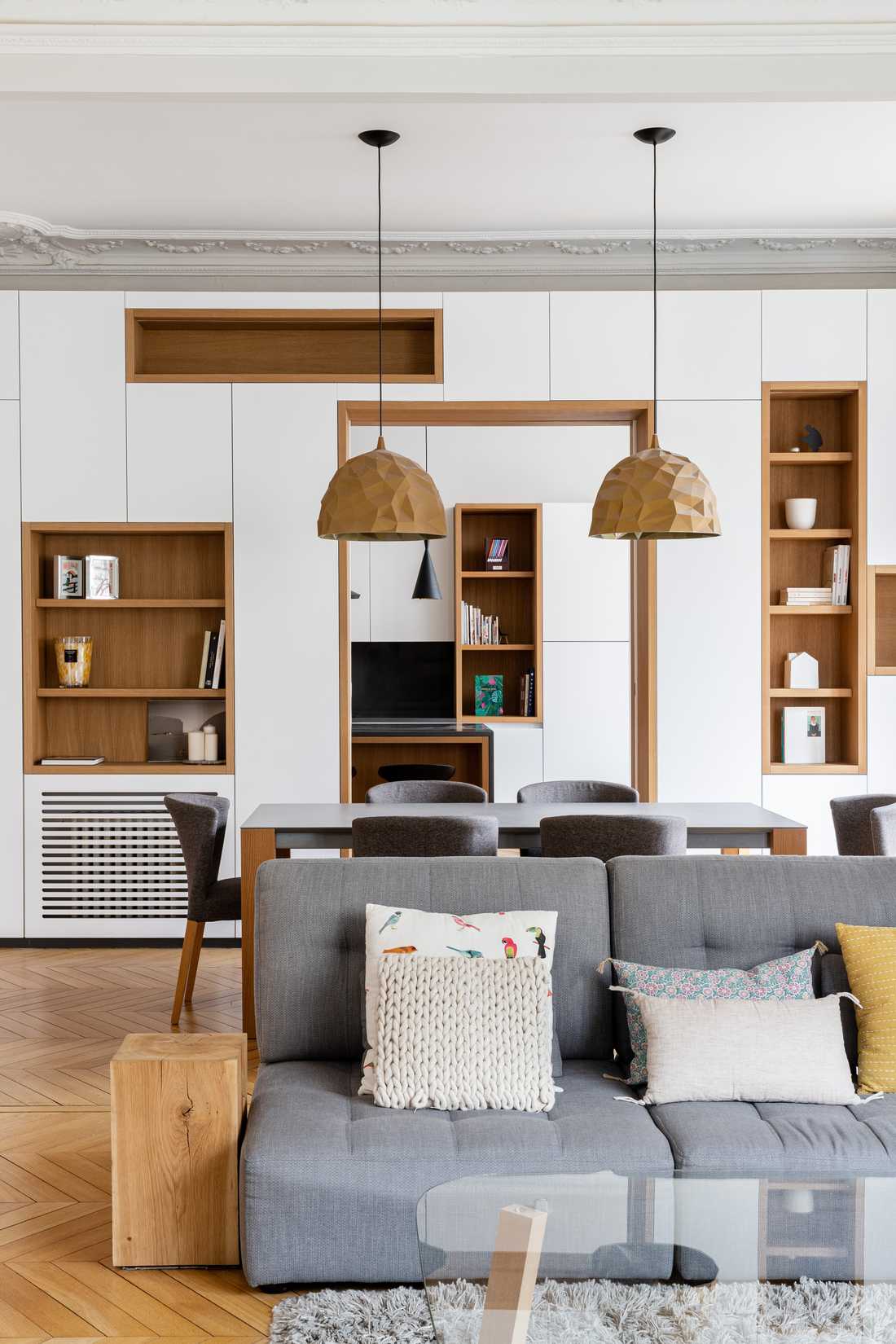 Modernisation d'un appartement haussmannien par un architecte d'intérieur à Paris