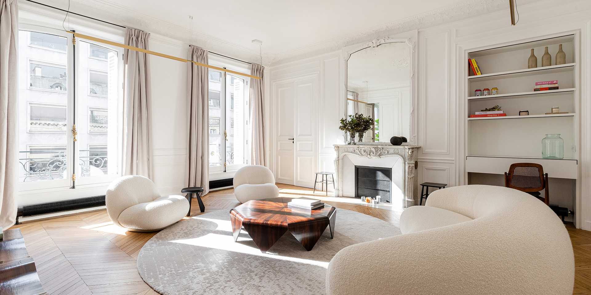 Décoration d'intérieur d'un appartement haussmanien à Paris